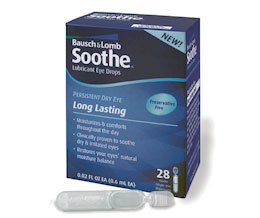 Bausch & Lomb  31011902219 Eye Lubricant Soothe 0.02 oz. Eye Drops