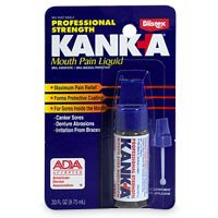 Blistex  41388020391 Oral Pain Relief Kanka 20% Strength Benzocaine Liquid 0.33 oz.