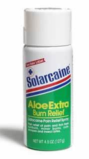 Bayer  41100008647 Burn Relief Solarcaine Topical Liquid 4.5 oz. Aerosol Can