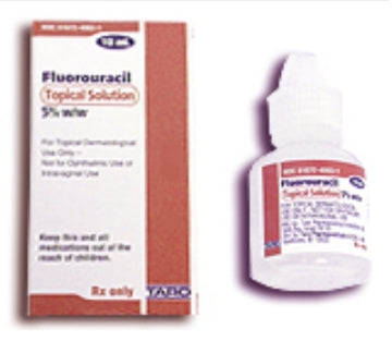 Taro  51672406301 Fluorouracil 5% Solution Dropper Bottle 10 mL