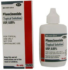 Taro  51672127304 Fluocinonide 0.05% Solution Bottle 60 mL