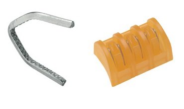 Aesculap  O4120-1 Adhesive Cartridge Style Ligating Clip SLS Classic Titanium Large Orange Clip 6 Clips