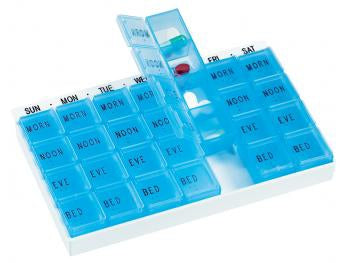 Apex-Carex  70015 Pill Organizer MediChest 7 Day 4 Dose