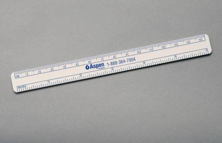 Aspen Surgical Products  0003-00-PDR Wound Measuring Ruler 6 Inch Paper 6 Inch