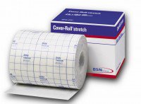 BSN Medical  45555 Dressing Retention Tape with Liner Cover-Roll Stretch White 8 Inch X 10 Yard Nonwoven Polyester NonSterile