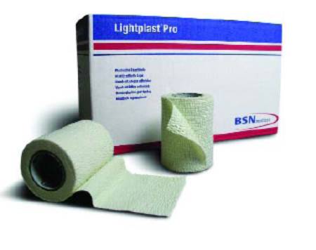 BSN Medical  76955 Elastic Tape Lightplast Pro White 3 Inch X 5 Yard Cotton / Spandex / Adhesive NonSterile