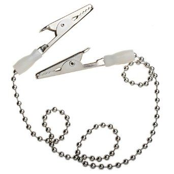 Essentials Bib Clip Ball Chains Autoclavable Pkg/3