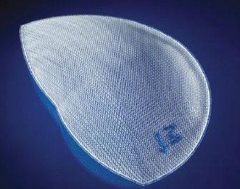 Davol  0115312 Laparoscopic Inguinal Hernia Repair Mesh 3DMAX Nonabsorbable Polypropylene Monofilament 5 X 7 Inch Large Style White Sterile