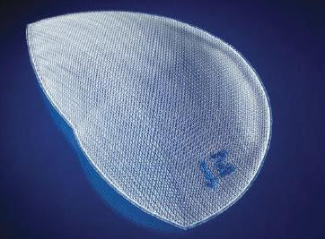 Davol  0115322 Laparoscopic Inguinal Hernia Repair Mesh 3DMAX Nonabsorbable Polypropylene Monofilament 5 X 7 Inch Large Style White Sterile