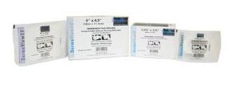 DermaRite Industries  00241E Transparent Film Dressing DermaView 2-1/5 X 2-3/5 Inch 2 Tab Delivery Rectangle Sterile