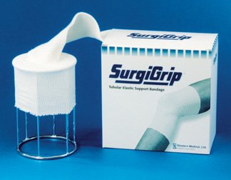 Gentell  GLJ10 Elastic Tubular Support Bandage Surgigrip 6-3/4 Inch X 11 Yard Small Trunk Pull On White NonSterile 8 to 12 mmHg