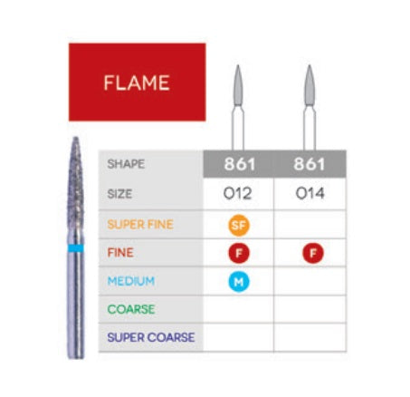 Sabur Diamonds FG 861 Flame Pkg/10