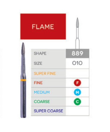 Sabur Diamonds FG 889 Flame Pkg/10