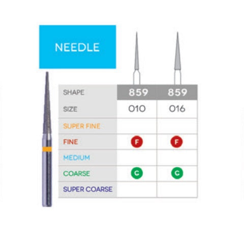 Sabur Diamonds FG 859 Needle Pkg/10