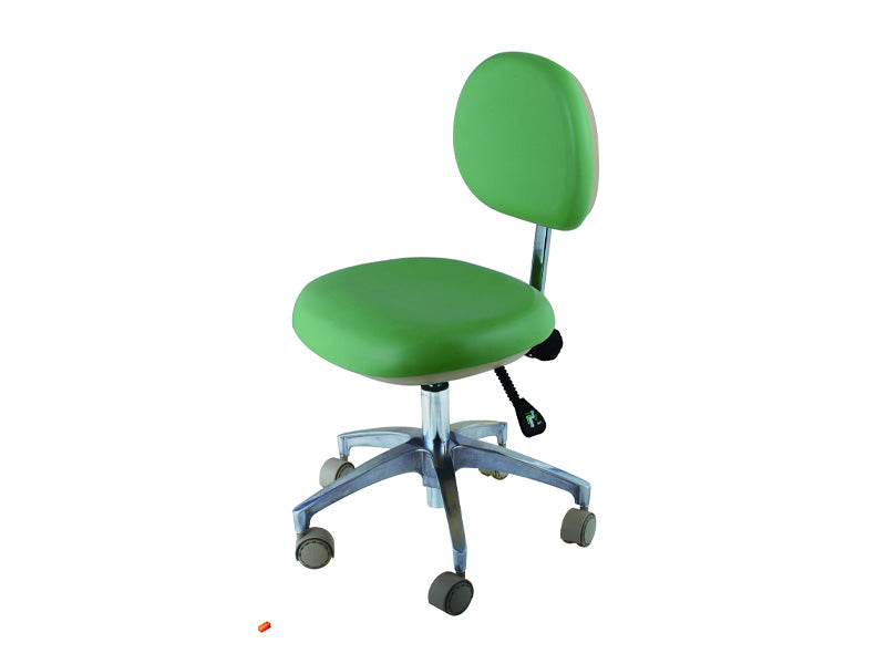 Flight Dental Systems Deluxe Doctor's Stool Regular Leather, FSDOC-600