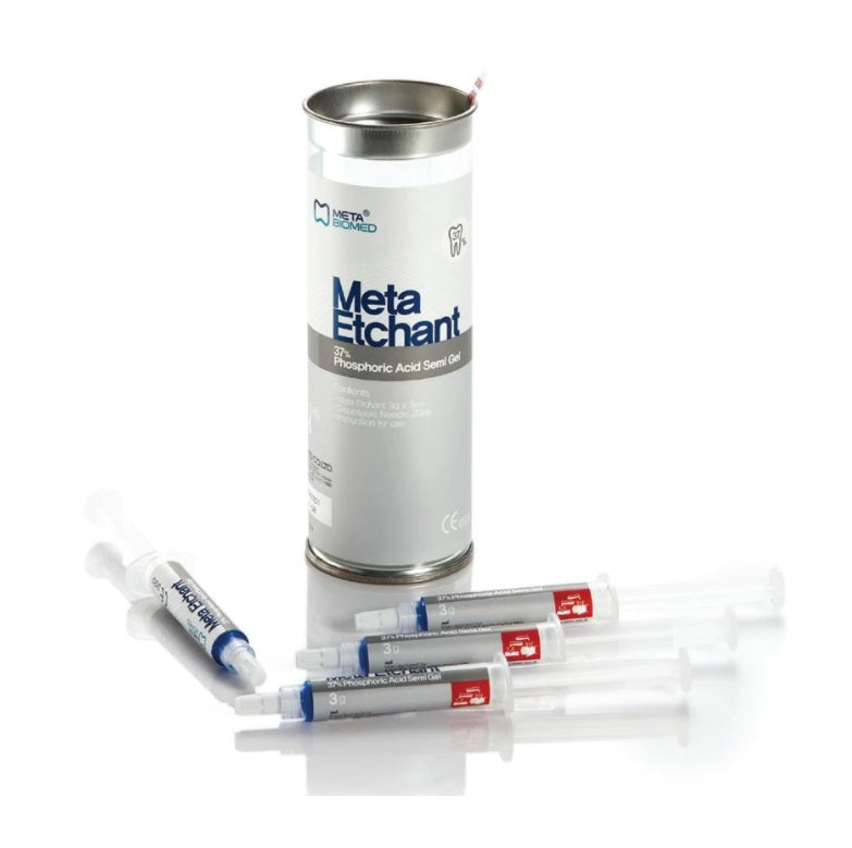 Meta Etchant Gel 37% Blue 3mL Syringe Pkg/3