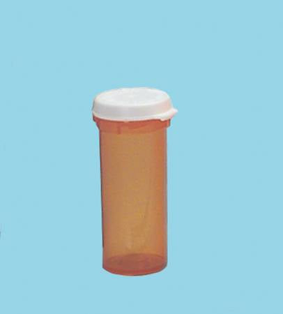 Health Care Logistics  572536 Prescription Vial Friendly & Safe 8.5 DRAM Amber