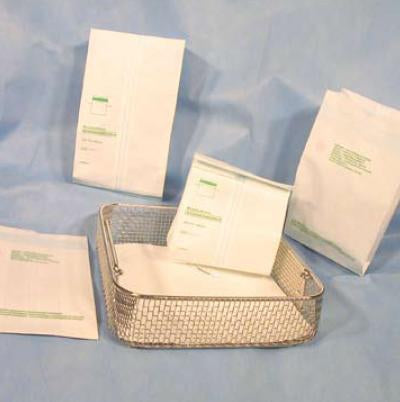 Healthmark Industries  PB5 Sterilization Bag 2 X 5-1/2 X 13 Inch White Medical Grade Paper