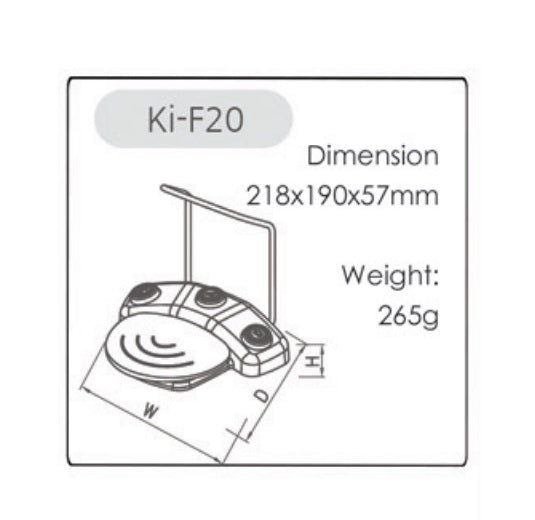 Ki-20 Implant Motor Foot Pedal Only Ea