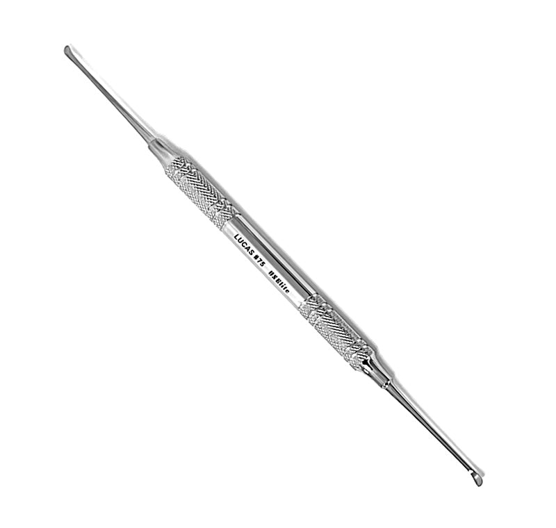 US Elite Lucas Bone Curette Double Ended #75 Ea