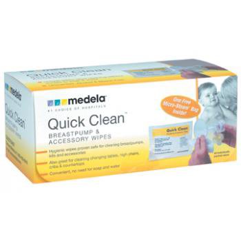 Medela 87059 Breast Pump Wipe Quick Clean For Breast Pump