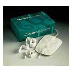 Coloplast  05062 Urinary Leg Bag Conveen Security+ Anti-Reflux Valve Sterile 1500 mL Polyethylene / Flocked