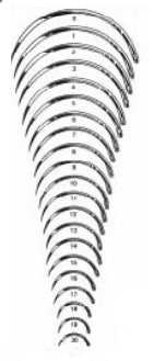 Integra Lifesciences  MS192A-16 Taper Point Suture Needle Integra Miltex Regular Surgeon's Type Size 16 Needle