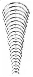 Integra Lifesciences  MS192A-18 Taper Point Suture Needle Integra Miltex Regular Surgeon's Type Size 18 Needle