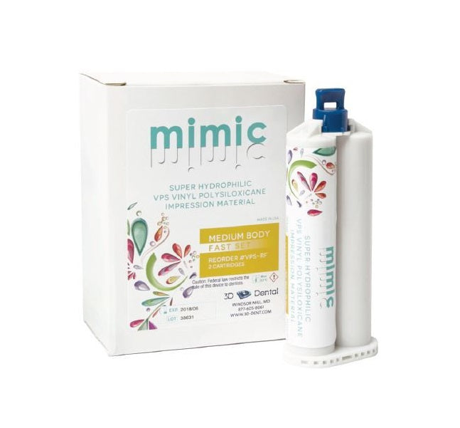 Mimic VPS Impression Material 50mL Cartridge Box/2