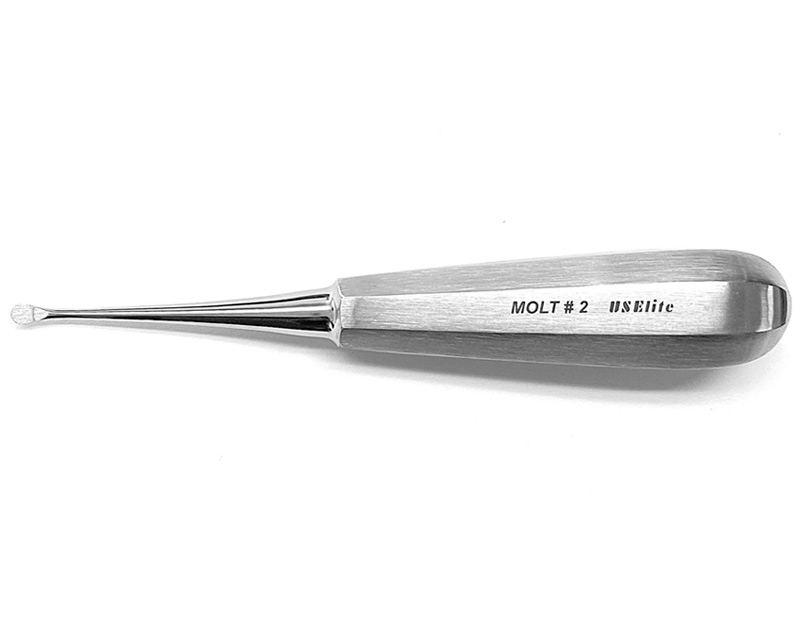 US Elite Molt Bone Curette Single Ended #2 Ea