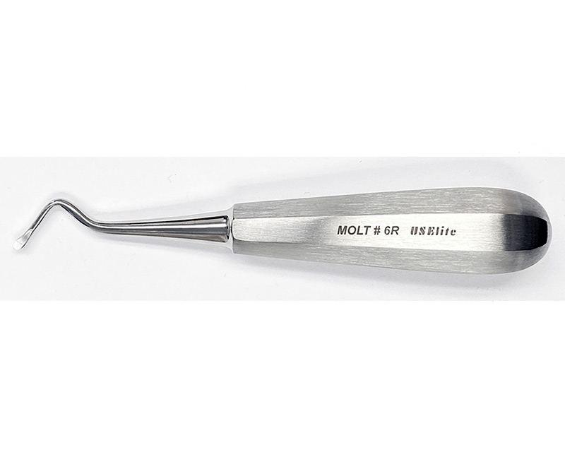 US Elite Molt Bone Curette Single Ended #6R Ea