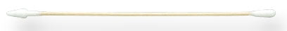 Puritan Medical Products  821-WC DBL Swabstick Puritan Cotton Tip Wood Shaft 6 Inch NonSterile 100 per Pack