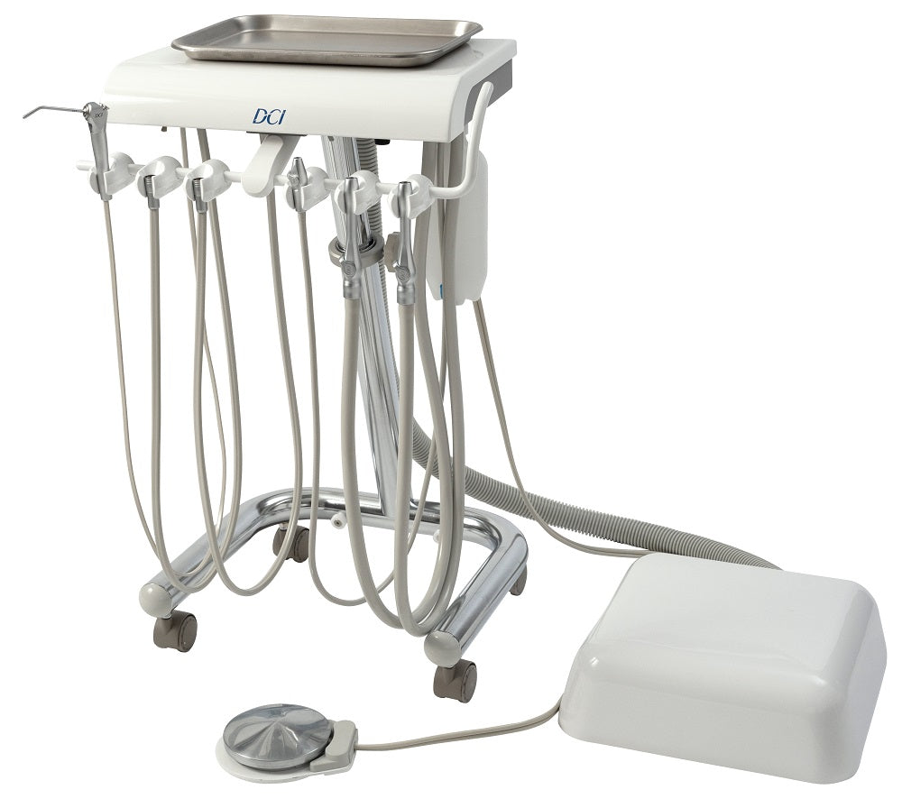 DCI Reliance Manual Control Cart for 2 Handpieces w/ Premium Vacuum, R4240