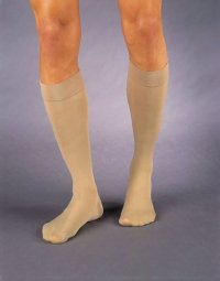 BSN Medical 114624 Compression Stocking JOBST Relief Knee High X-Large / Full Calf Beige Closed Toe