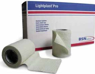 BSN Medical  72880 Elastic Adhesive Bandage Lightplast Pro 2 Inch X 5 Yard No Closure Black NonSterile Standard Compression