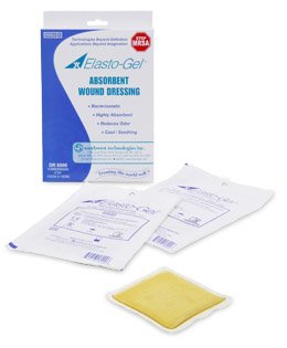 Southwest Technologies  DR8000 Hydrogel Wound Dressing Elasto-Gel Sheet 4 X 4 Inch Square Sterile