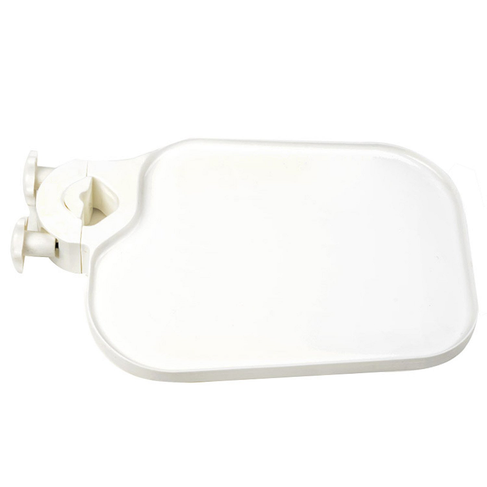 EZ-Tray Utility Tray Shelf Post Mounted White Ea