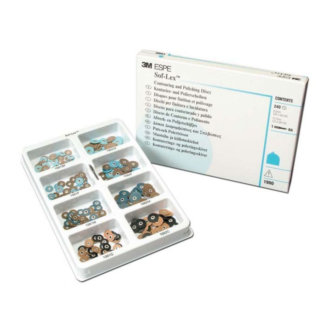 Sof-Lex Contouring & Polishing Discs Kit Box/240