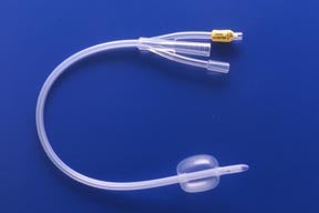 Teleflex LLC  173830240 Foley Catheter Rusch 3-Way Standard Tip 30 cc Balloon 24 Fr. Silicone