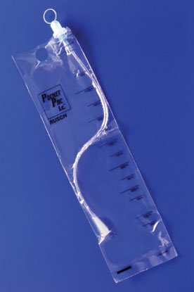 Teleflex LLC  10096140 Intermittent Closed System Catheter Tray PocketPac Stright Tip 14 Fr. Without Balloon Silicone