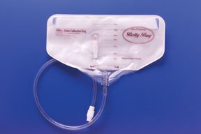 Teleflex LLC  B1000P Urinary Drain Bag Belly Bag Anti-Reflux Valve Sterile 1000 mL Vinyl