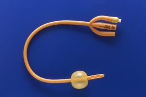 Teleflex LLC  183430240 Foley Catheter Rusch Gold 3-Way 30 cc Balloon 24 Fr. Silicone