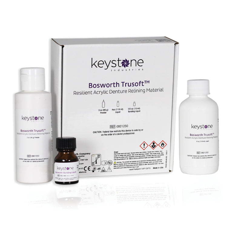 Bosworth Trusoft Resilient Denture Relining Material Kit, 0921250