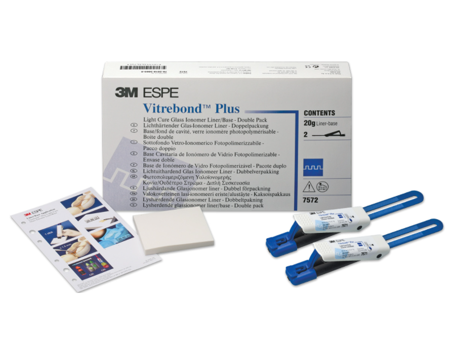 Vitrebond Plus Glass Ionomer Liner/Base Clicker Double Pack